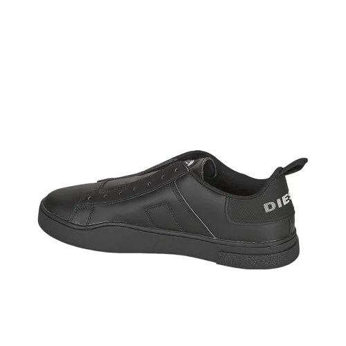 DIESEL Skateboard Shoes Men Low-Top Black