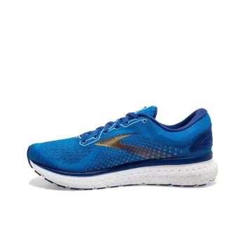 Brooks Glycerin 18 Slip Resistant Low Top Casual Running Shoes Men's Blue