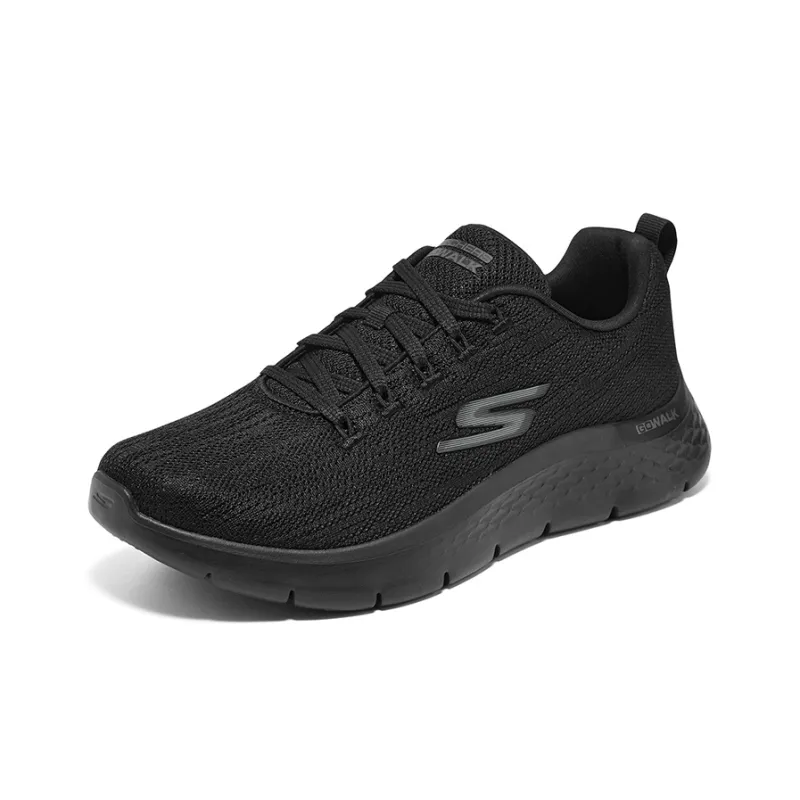 Skechers Go Walk Fle Anti Slip Wear Resistant Low Top Running Shoes Men's Black-2