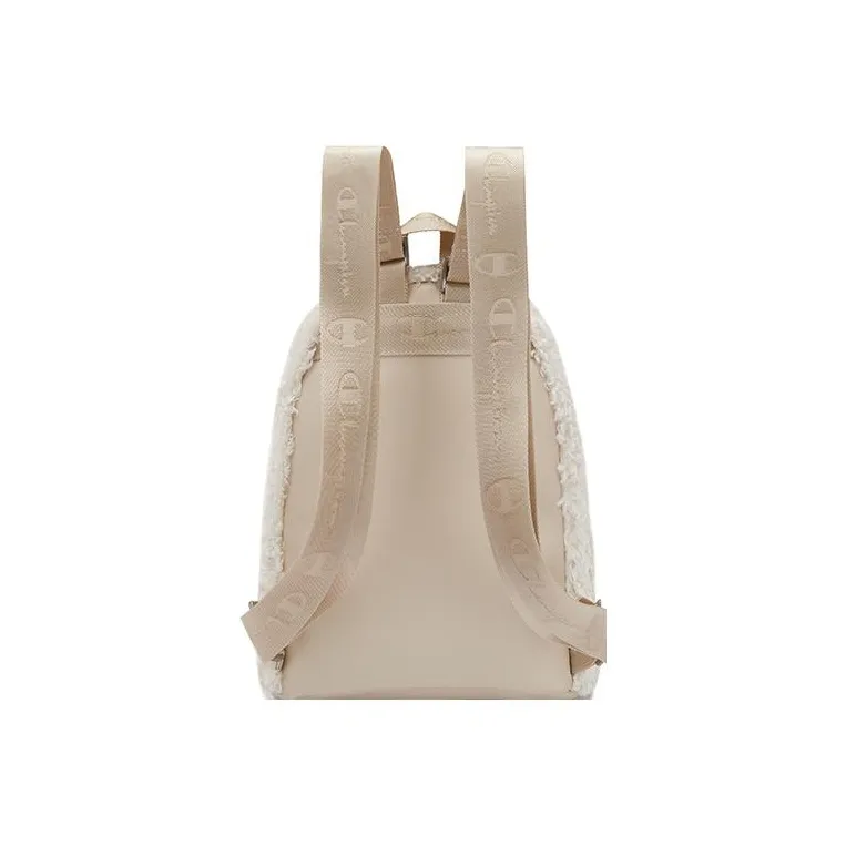 Champion Fluffy Collection Fabric Synthetic Leather Backpack Small Size Unisex Multicolor-3