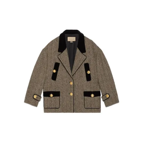 GUCCI Coats Women's Brown