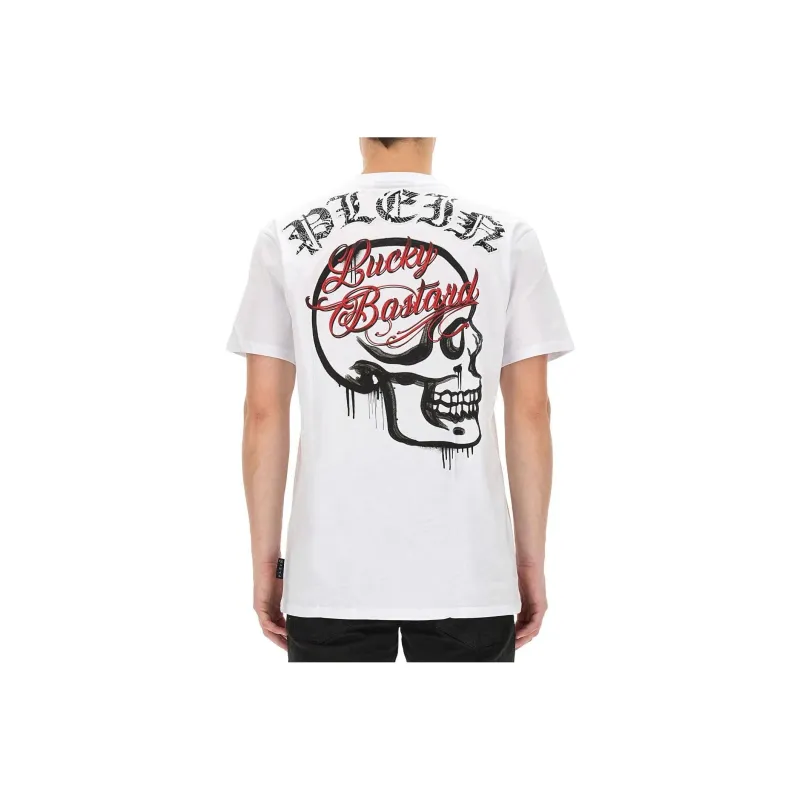PHILIPP PLEIN Logo Printed Crewneck T Shirt-1