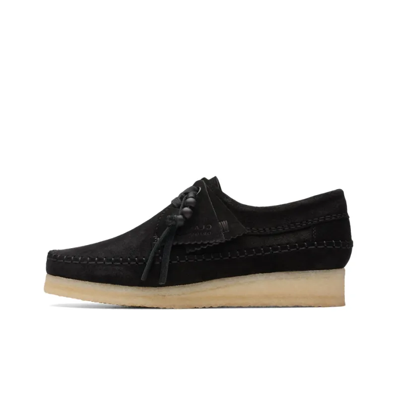 Clarks Originals Low Top Casual Shoes Women's Black-0