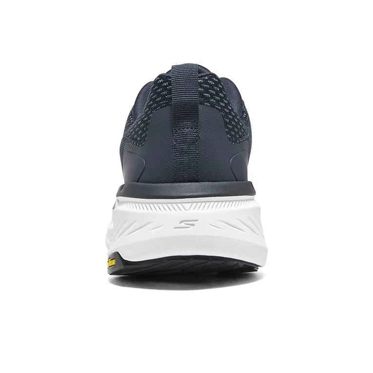 Skechers Max Cushioning Shock Absorbers With Slip Resistant Features Low Top Running Shoes Men's Marine Blue-4