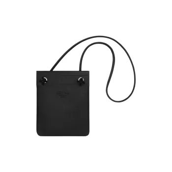 HERMES Aline Cheri Calfskin Shoulder Bag Crossbody Bag Mini Women's Noir Black