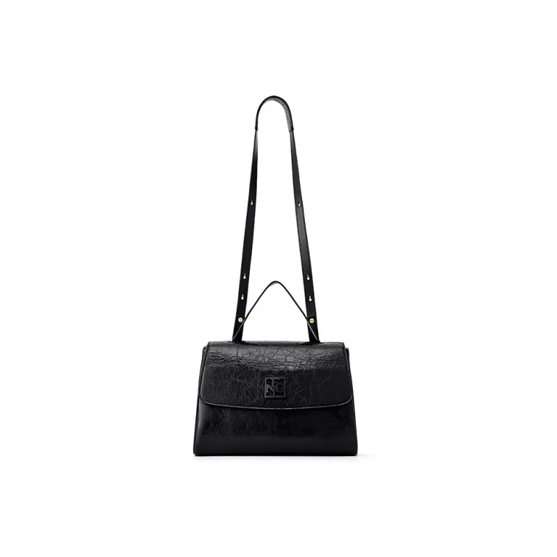 FION Cow Leather Portable One Shoulder Backpack Women's-2