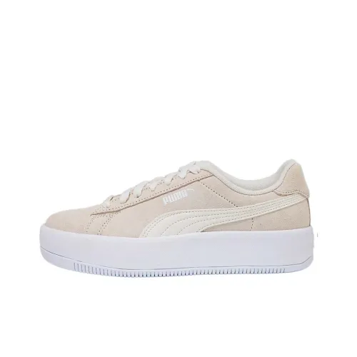 PUMA BASICS Skateboard Shoes Women's Low-Top Khaki