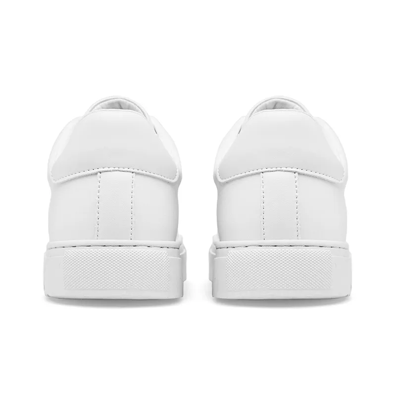 Cabbeen Versatile Trendy Casual Lightweight And Breathable Low Top Skateboard Shoes Men's White-4