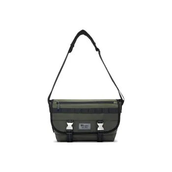 Champion Fabric Messenger Bag, Shoulder Bag Trumpets Unisex Cypress Green/Black