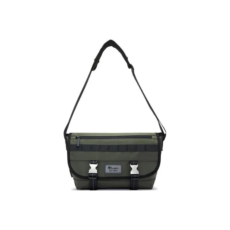 Champion Fabric Messenger Bag, Shoulder Bag Trumpets Unisex Cypress Green/Black-0