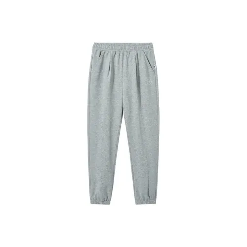 QIAODAN Knitted Sweatpants Women's Ash Heather Gray