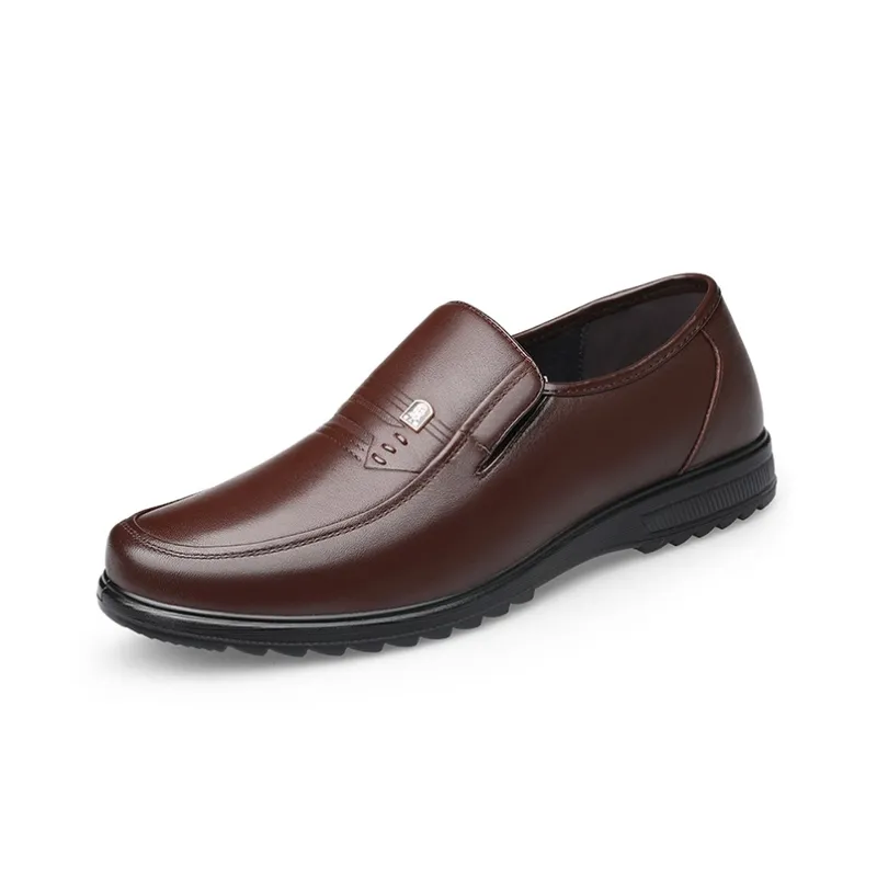 LAORENTOU Men's Casual Shoes Men Low Top Brown-14