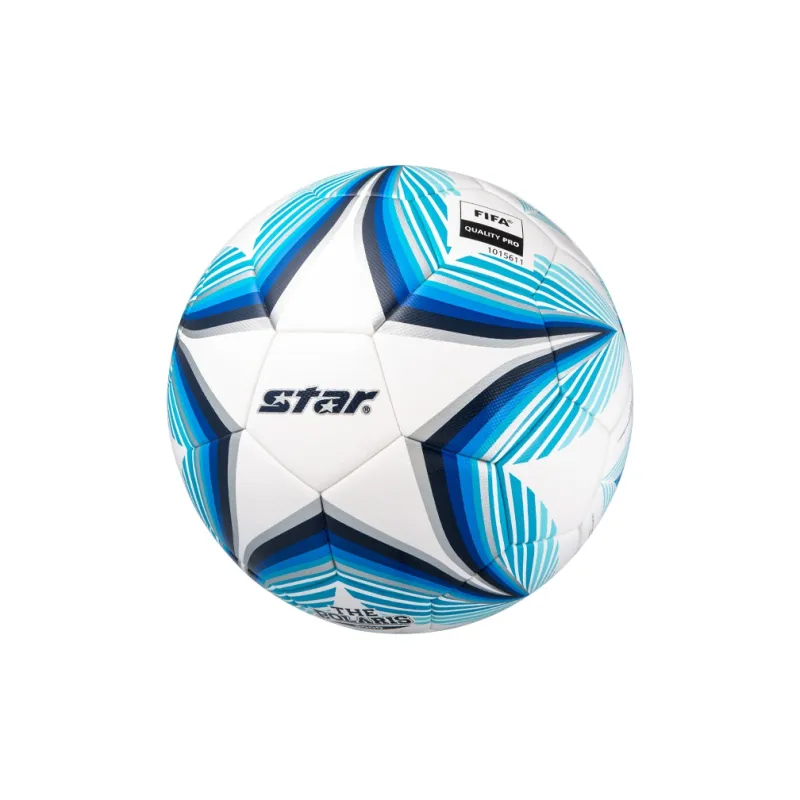 Star Size 5 Soccer PU Seamless Thermal bonding Unisex White Blue-1