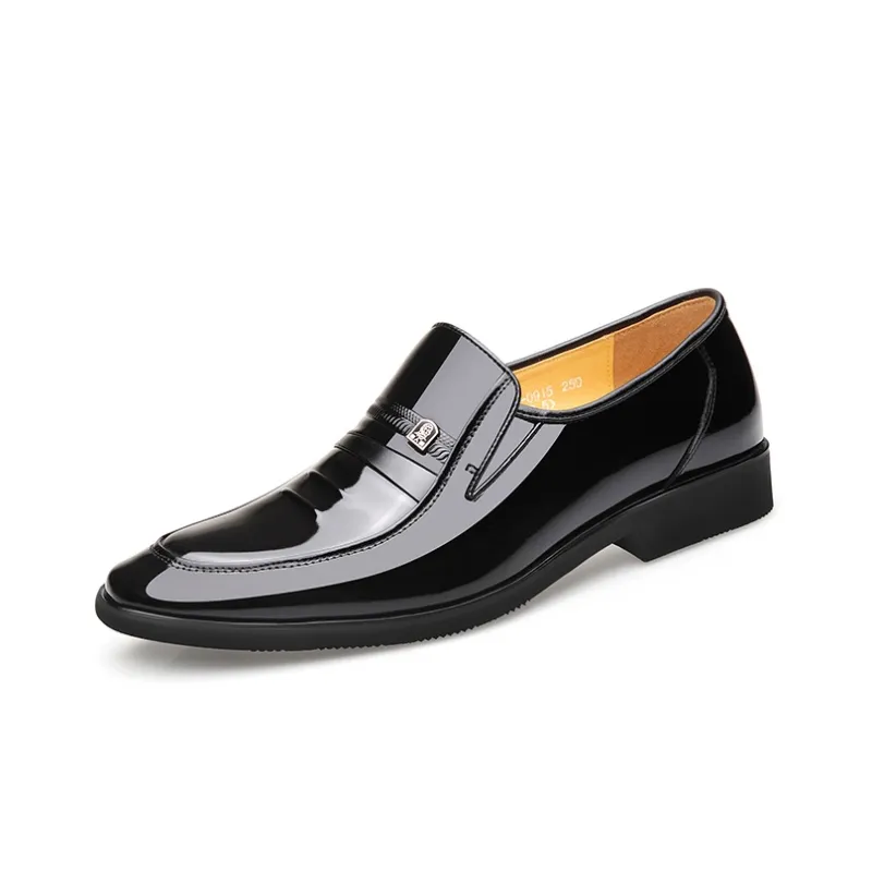 LAORENTOU Dress Shoes Men Low Top Black-0