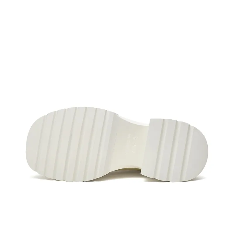 YEARCON Loafers Women's Low Top White/Khaki/Black-7