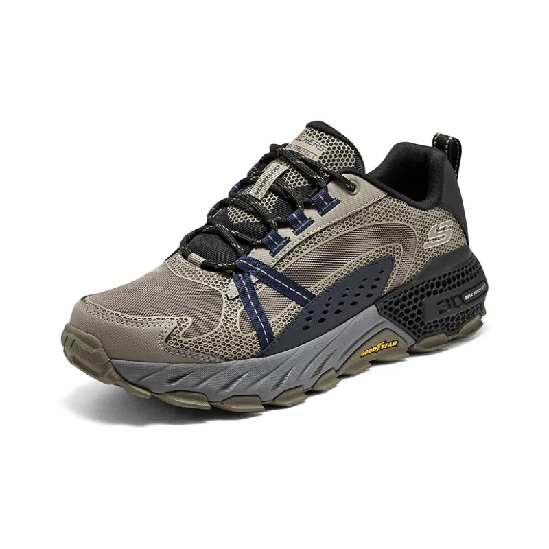 Skechers D'LITES 4.0 Shock Absorbers With Slip Resistant Features Low Top Hiking Shoes Men's Taupe-2