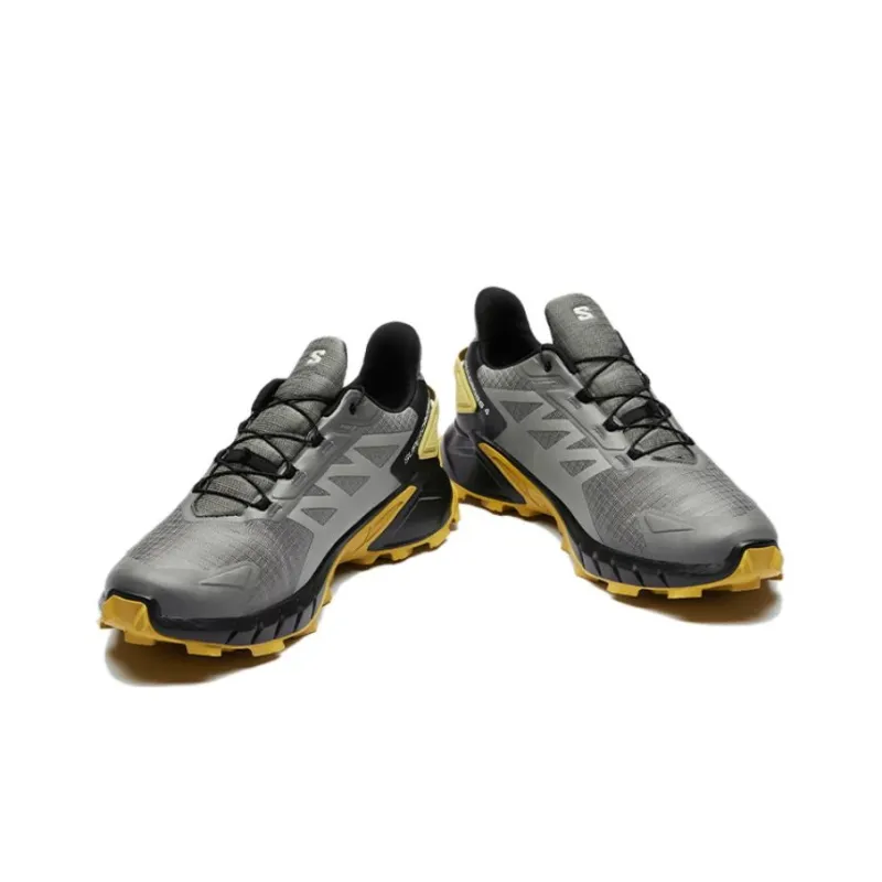 SALOMON Supercross 4 Slip Resistant Low Top Outdoor Shoes Men's Medium Gray-1