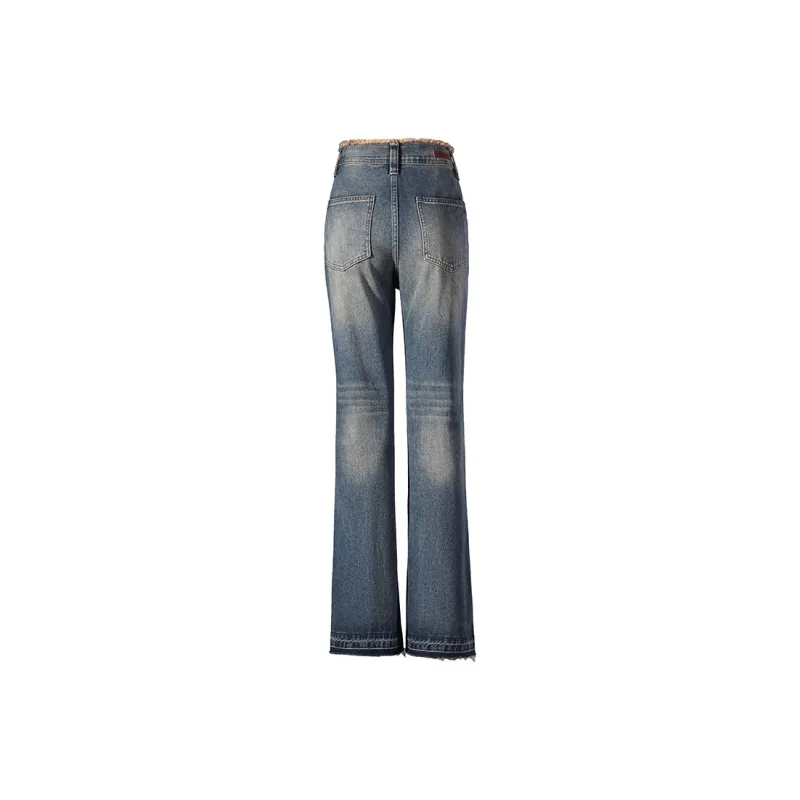 Wen Shan Jeans Women's Vintage Blue-1