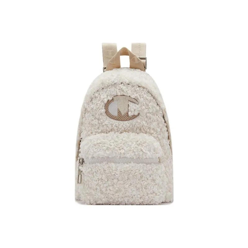 Champion Fluffy Collection Fabric Synthetic Leather Backpack Small Size Unisex Multicolor-0