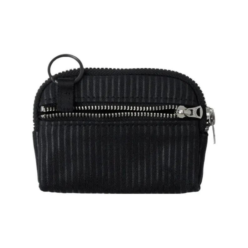 PORTER Cotton Key Pouch Regular Unisex Black-3
