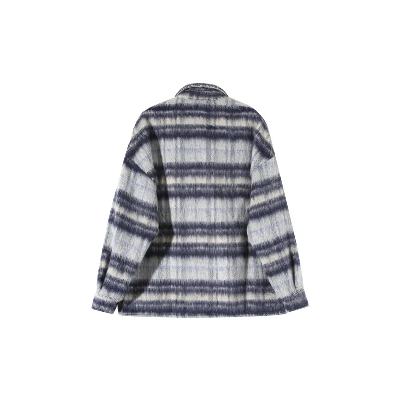 Adeworn Velvet feel Coat Women's Gray-1