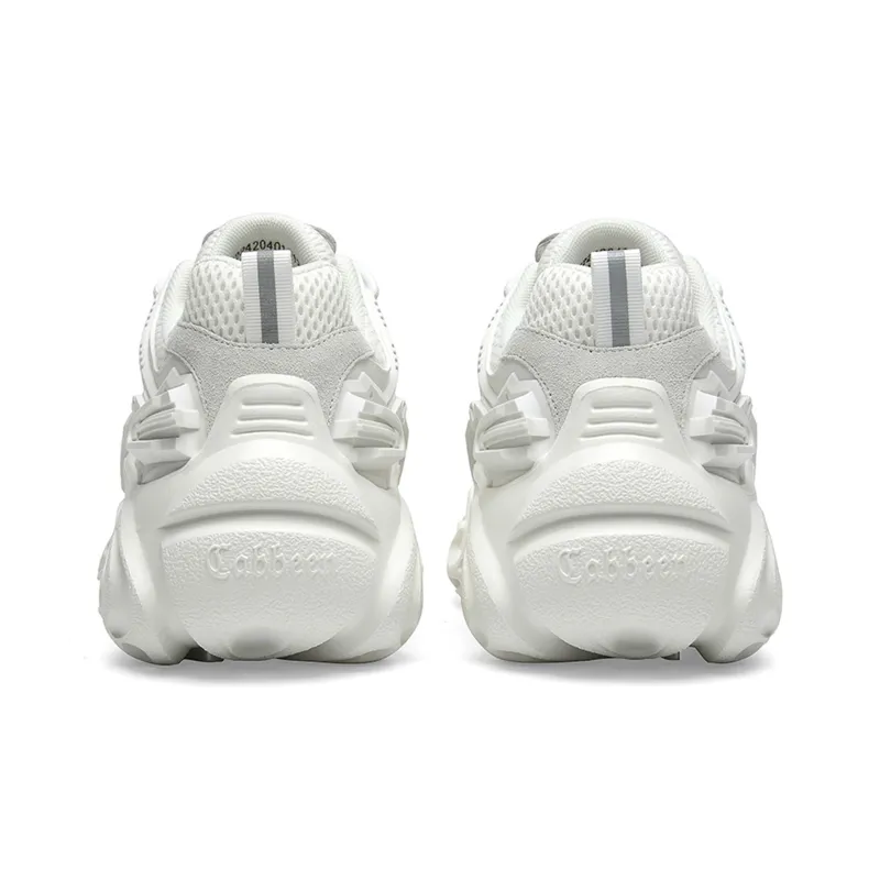 Cabbeen Low-Top Chunky Sneakers Men's Ecru-4