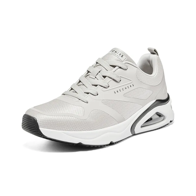 Skechers Skechers Life Series Shock absorbing And Waterproof Low Top Running Shoes Men's Natural-2