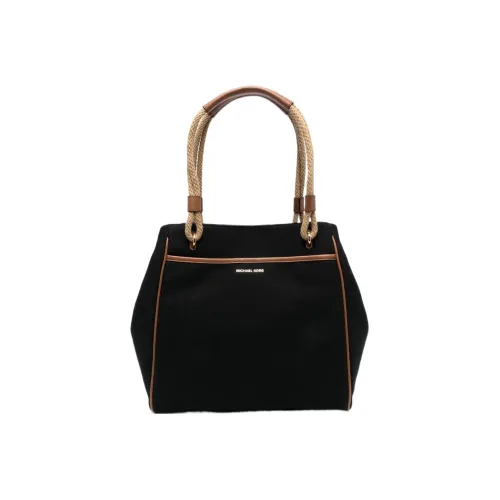 MICHAEL KORS Talia Canvas Canvas Bag One Shoulder Handbag Women's Black