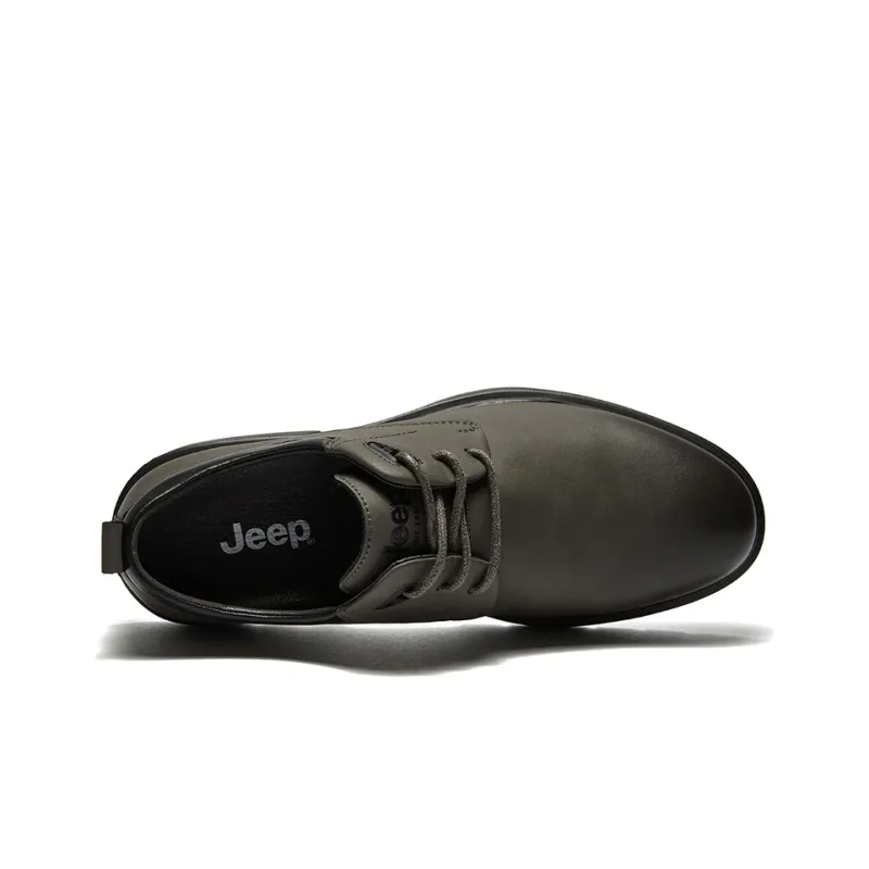 Jeep Dress Shoes Men Low Top Black, White-10