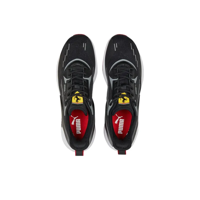 PUMA Scuderia Ferrari IONSpeed 2 Anti-Slip Wear-Resistant Low-Top Casual Shoes Men's Black Red-3