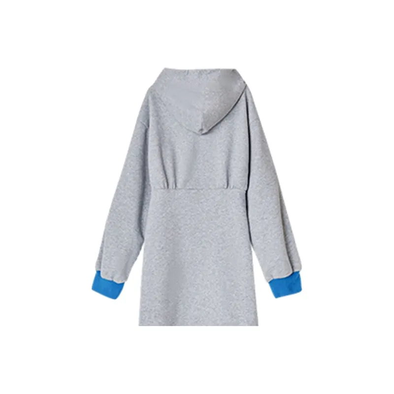 B.Duck Long Sleeved Dresses Women's Blue Green Stripes-1