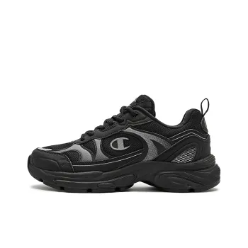 Champion Low Top Running Shoes Men's Black Silver