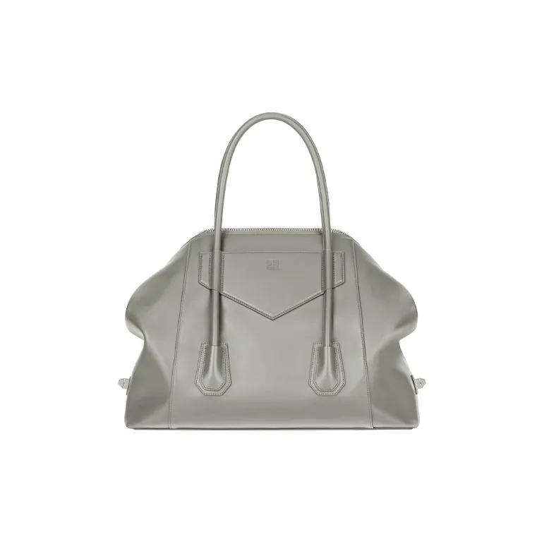 GIVENCHY Cow Leather Crossbody Handbags Medium Size Women's Gray-2