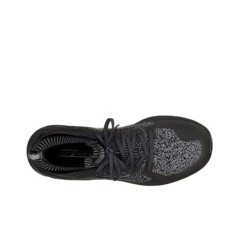 Skechers Go Run Max Road 6 Cushioning Wear-Resistant Low-Top Casual Shoes Women's Black-2