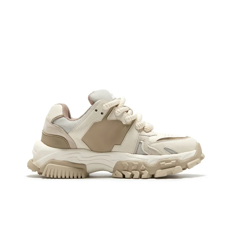 TINMUU Cushioning Anti-Slip Wear-Resistant Breathable Height Increasing Low-Top Chunky Sneakers Unisex-2