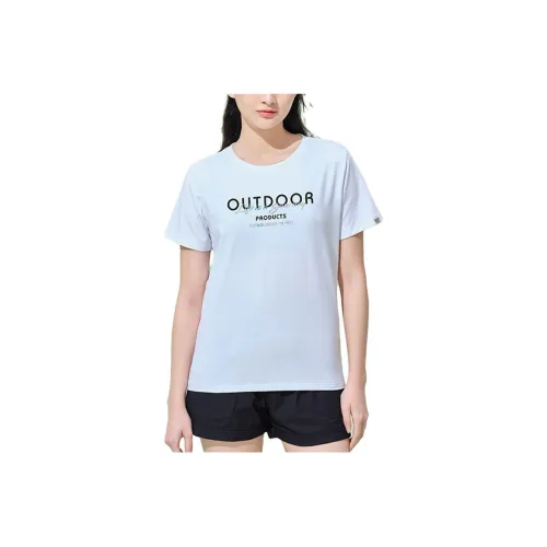 OUTDOOR PRODUCTS T-Shirts Unisex Bleached White