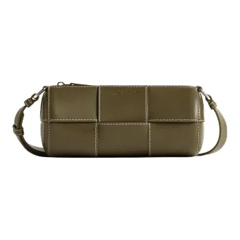 Bottega Veneta Cow Leather Shoulder Bag Crossbody Bag Small Size Men's Clay Brown