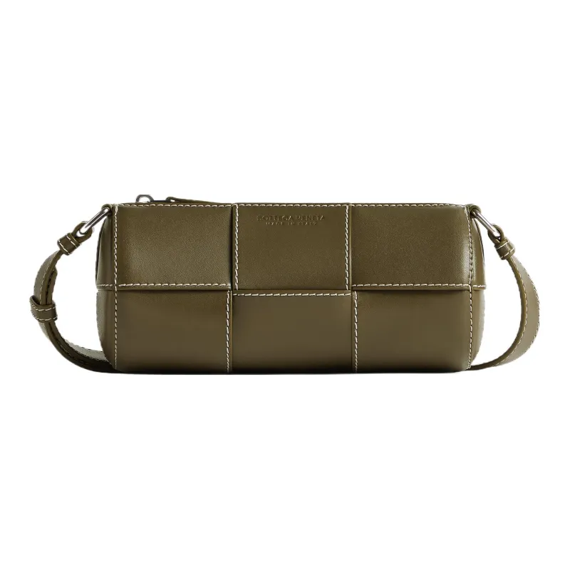 Bottega Veneta Cow Leather Shoulder Bag Crossbody Bag Small Size Men's Clay Brown-0