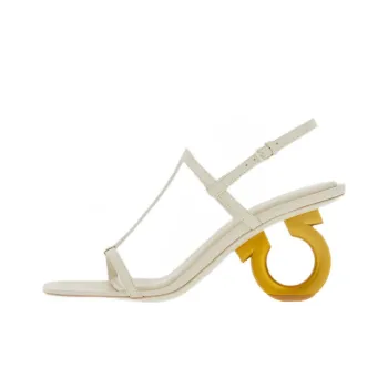 FERRAGAMO Elina Gancini-heel Sandals