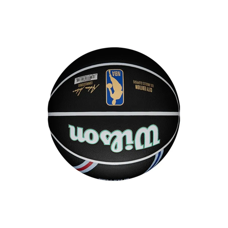 Wilson NBA City Series PU Basketball Black Size 7 Ball Training Unisex-4