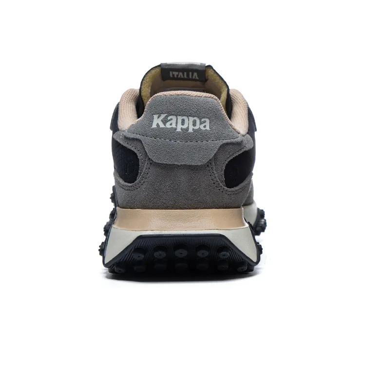 Kappa Wear-Resistant Low-Top Casual Running Shoes Unisex Green Gray Black-4