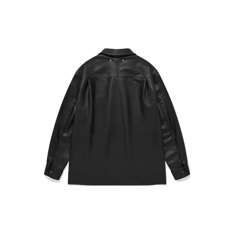COVERNAT Leather Jackets Unisex Black-1