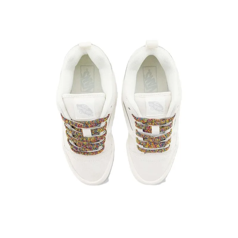 Vans Knu Stack White Multi-Color Laces Women's-2