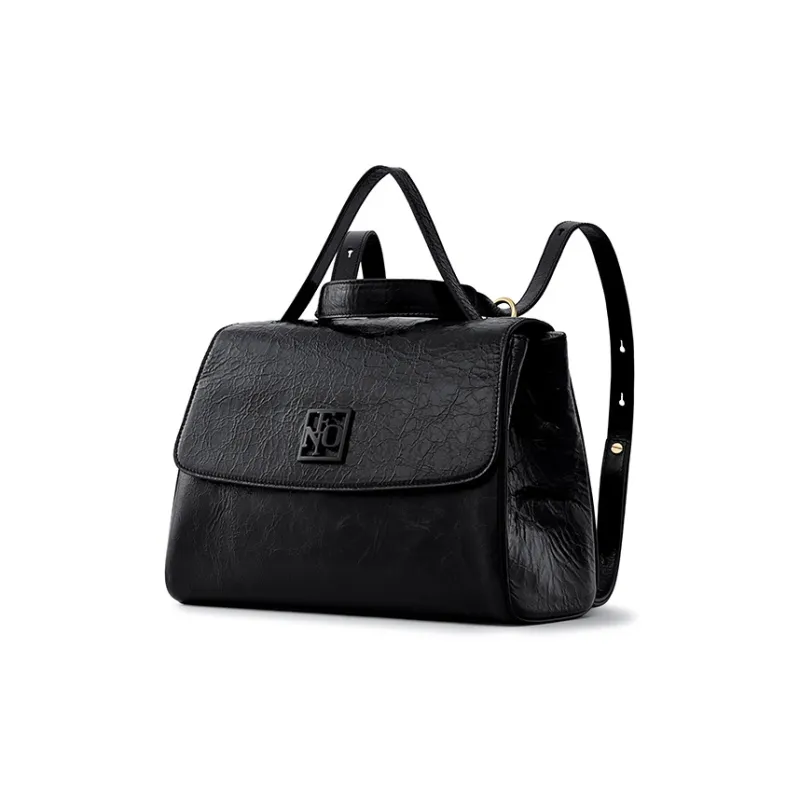 FION Cow Leather Portable One Shoulder Backpack Women's-3