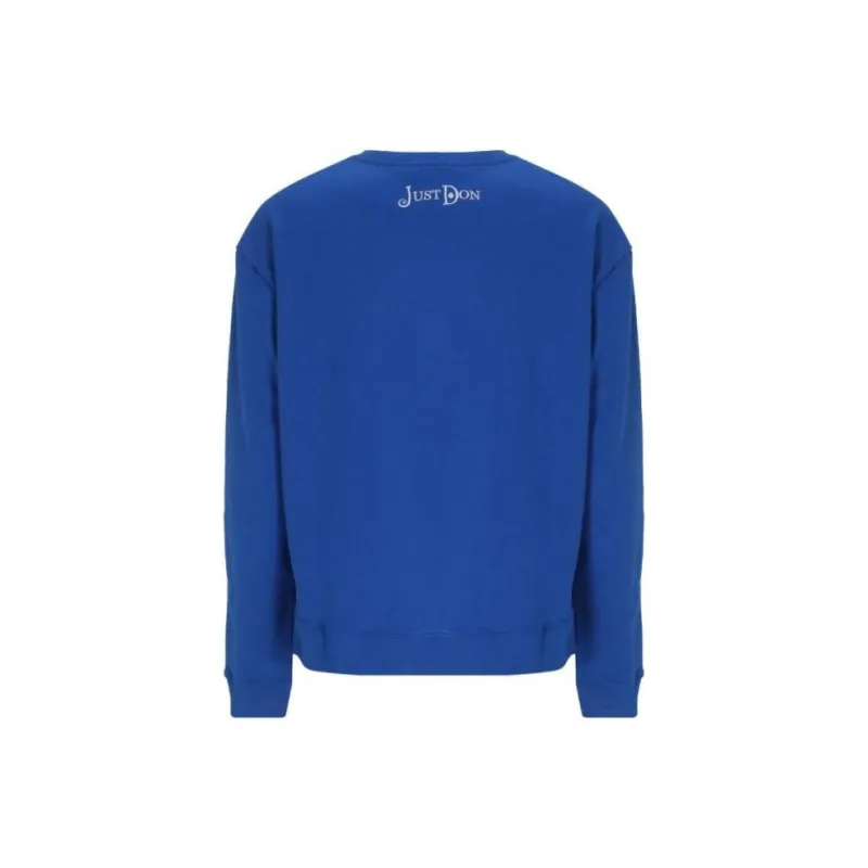 Just Don Authorized Dealer print Rib trimmed Sweatshirt-1