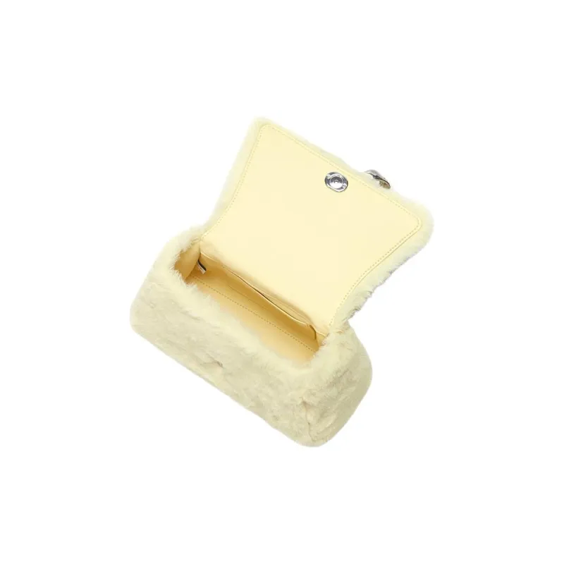 Self portrait Polyester Crossbody Bag Shoulder Bag Women's Cream Yellow-3