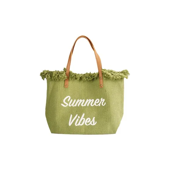CHRISBELLA Commute Tote Bag, Shopping Bag, Handbag Women's Warm Beige/Country Green/Multicolor Yellow-3
