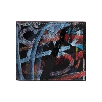 COACH MINT+SERF Collaboration 3 IN 1 Wallet Pebbled Leather Coin Purses Wallets Women's Black