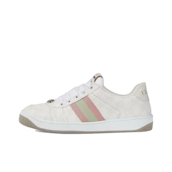 GUCCI Women's Screener Sneaker 'GG Monogram   White Pink' Women's