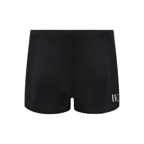 BALNEAIRE Swimming Shorts Men Competitive Black